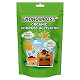 EKOKOMPOST - Mikrobiologische Kompostierhilfe , konzentrierte Formel - Kompostbeschleuniger - Schneller Kompost , Komposterde -...