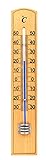 VELAMP Holz-Thermometer für den Innen- und Außenbereich, 20 cm