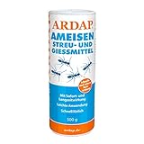 ARDAP Ameisen Streu- & Gießmittel 500g - Ameisengift draußen - bekämpfen Garten - Ameisenmittel, Ameisenvernichter - für Rasen...
