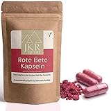 JKR Spices® 360 Stk. Rote Bete Kapseln - vegane Kapseln gefüllt mit 720mg hochwertigem rote Beete Pulver - hochdosiert -...