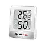 ThermoPro TP49 digitales Mini Thermo-Hygrometer Thermometer Hygrometer innen Temperatur und Luftfeuchtigkeitmessgerät mit...
