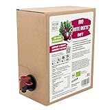 Bio Rote Beete Saft 3 Liter Box - Aus deutscher und niederländischer Rote Beete - Vegan, kein erdiger Geschmack, mit...