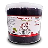 Supravit Rote Beete Chips - 2kg Eimer Pferdeleckerlis ohne Zucker - für alle Pferde – 100% Natur ohne Zusatzstoffe – als...