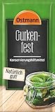 Ostmann Gewürze – Gurkenfest, ideale Konservierungshilfe zum Einmachen von leckeren, haltbaren, sauren Essiggurken im Glas und...