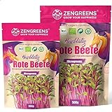 ZenGreens® - Bio Rote Beete Samen - Wähle zwischen 200g und 500g - Rote Beete mit Keimrate von über 97% - Rotebeete...
