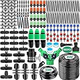 NCKIHRKK 281 Stück Bewässerungssystem, 45M + 15M Bewässerungssets Micro Automatische Bewässerung KIt Gewächshaus,...